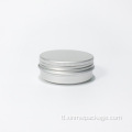 15ml Silver aluminyo lata refillable na may takip ng tornilyo